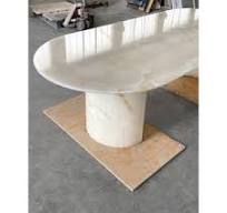 Elegante y Duradero yellow onyx marble top dining table para ...