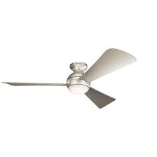 Get the best deal for kichler ceiling fans with light from the largest online selection at ebay.com. Kichler Sola 54 Led Flush Mount Ceiling Fan In Brushed Nickel Lightsonline Com