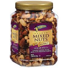 Planters Deluxe Mixed Nuts With Sea Salt Love These Mixed Nuts Nuts Trail Mix