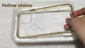 How to remove yellow stains off your clear phone case? Tried Cleaning My Clear Phone Case Removing Yellow Stain Youtube