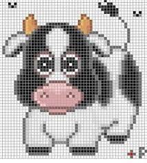 Visit and like my facebook page. Nosso Ponto Cruz Cross Stitch Cow Cross Stitch Animals Cross Stitching