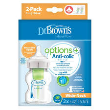 Dr Brown S Options Wide Neck Twin Pack 150ml Babyroad
