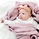 Organic Cotton Muslin Swaddle Blanket - Mauve – Goobie Baby