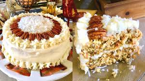 In a large bowl, whisk together sugars, oil, eggs, and vanilla. Best Carrot Cake I Ever Had Thanksgiving Day Dessert Youtube