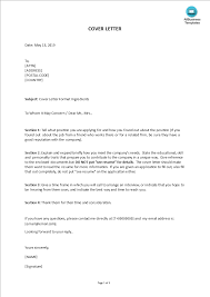How to write a cover letter learn how to make a cover letter that. Kostenloses Cover Letter Format Ingredients