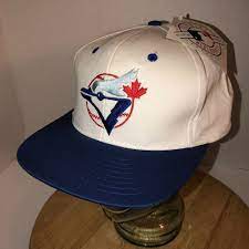 Vintage 90s Toronto Blue Jays Nwt Drew Pearson Hat Cap Snapback New Logo Mlb Ebay Toronto Blue Jays Blue Jays Hats