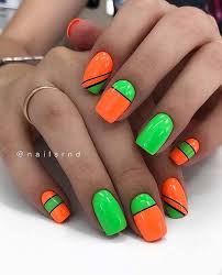 Gallery of orange nail designs: 43 Of The Best Orange Nail Art Ideas And Designs Stayglam