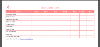 credible chore chart builder chart making for kids chart