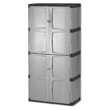 Rubbermaid Commercial Products 36 In W Plastic Freestanding Utility Storage Cabinet Lowes Com Garage Storage Cabinets Rubbermaid Storage Utility Storage Cabinet