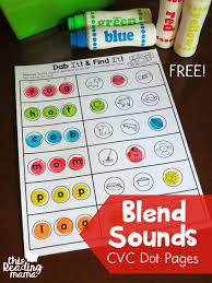 It is especially creative in that speakers take two words and merge them based not on morpheme structure but on acronyms acronyms are formed by taking the initial letters of a phrase and making a word out of it. Blend Sounds With Cvc Dot Pages This Reading Mama