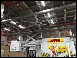 On sides, and 2 ft. High Volume Low Speed Ceiling Fans 6 Blades