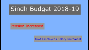 Govt Employees Salary Rise Sindh Govt Budget 2018 19