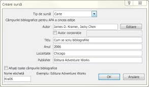 Apa Mla Chicago Formatarea AutomatÄƒ A Bibliografiilor Word