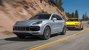 2019 Lamborghini Urus Vs 2019 Porsche Cayenne Turbo Suv Lap Battle Porsche Cayenne Cayenne Turbo Porsche