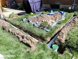 The area i am planning to dig through the concrete area is where the. Install Underground Gutter Drainage Diy French Drain Twofeetfirst