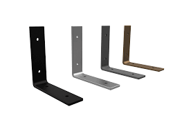 Check out wallmount brackets on ebay. Single Industrial Design V Shape Steel Shelf Brackets Stoaked