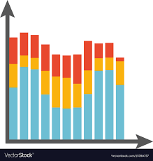 Big Statistics Chart With Colorful Columns