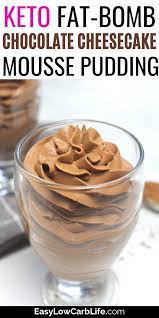 5 Minute Keto Chocolate Mocha Cheesecake Mousse Recipe Sugar Free Desserts Easy Keto Dessert Easy Sugar Free Pudding