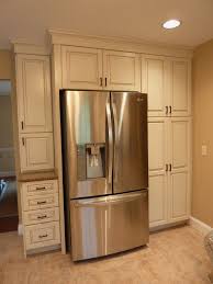 Kitchen Ikea Sektion Cabinets Refrigerator Side Panels Wood Fridge Trim Kit Refrigerator End Panel Kitchen Cabinet Design Kraftmaid Kitchens Kitchen Renovation
