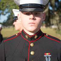 Pfc. Jesse Beam, the Charlie Company high shooter from