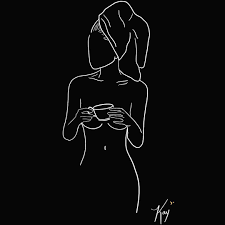 Thursday Morning It S A Vibe Artist Kayrey Art Click The Click For More Of My Pieces Art Artistsoninstagram A Line Art Drawings Abstract Line Art Art