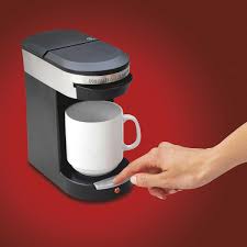 Hamilton beach personal coffee maker. 1 Cup Coffee Maker For Coffee Pods Black 49970 Hamiltonbeach Com
