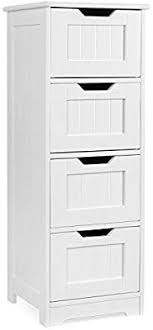 Homfa Landhaus Kommode Sideboard Schubladenkommode Highboard Schrank Medizinschrank Beistellschrank Schubladenschrank Anric Schrank Mehrzweckschrank Schubladen