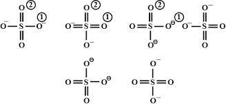 Ah.but where does that extra electron go? One Of The Resonating Structure Of So4 2 Is As Shown Which Set Formal Charge On Oxygen And Bond Order Is Correct