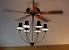 Retractable Ceiling Fan Chandelier