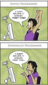 The question of experience between junior and senior developers has been explored on stackoverflow , the ars technica forums. Junior Vs Senior Programmerhumor