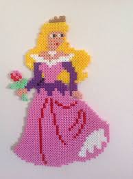 Disney Princess Aurora Hama Perler Beads Perler Bead Art Perler Bead Disney Hama Beads Design