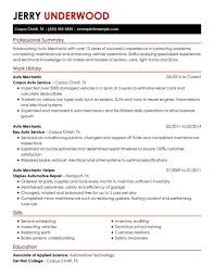 Search no further, because i am ready for the job. Professional Mechanics Resume Examples Livecareer