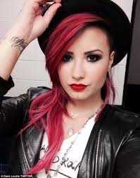 Demi lovato is always gorgeous with all kinds of hairstyles. Demi Lovato Unveils Edgy New Haircut After Shaving One Side Of Head Demi Lovato 2014 Hair Styles 2014 Best Red Hair Dye