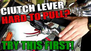 Clutch Lever Hard To Pull Fix Under 5 Min Harley Davidson Sportster Youtube