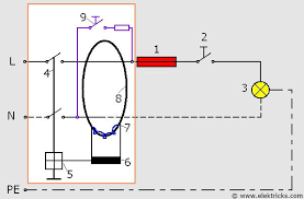 Rcd Fehlerstromschutzschalter Anschliessen Fehlerstromschutzschalter Elektroinstallation Elektrotechnik