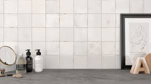 Nt18 011dt Boutique Zellige Decor White Gloss Wall Tile 125 X 125mm Inspired By The Traditional Tile Making M Wall Tiles Ceramic Wall Tiles Statement Tiles