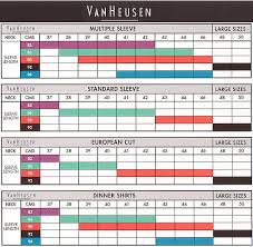 van heusen size chart how to measure sleeve length shirt