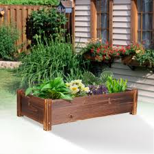Plants and flowers bring a soothing environment for your residents, visitors, and employees while adding to the richness of your landscape design. Large Rectangular Wooden Planters Garden Outdoor Flower Plant Herbs Pot Boxes Ebay