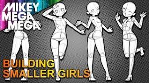 Fill the gaps in visual studio. Cute Anime Girl Poses From Basic Shapes How To Draw Youtube