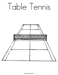 The first is labeled download which will prompt you to download the pdf version of this coloring page. Table Tennis Coloring Page Twisty Noodle