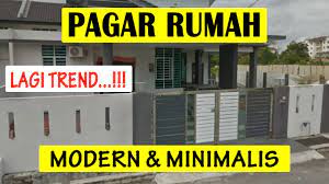 Selain itu, pagar besi minimalis ini juga membutuhkan biaya yang relatif mahal karena lebih sulit dikerjakan. 25 Pagar Rumah Yang Akan Trend Di Tahun 2021 Youtube