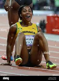 Shelly ann fraser pryce 2012 hi-res stock photography and images - Alamy