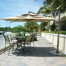 Cantilever umbrella umbrella patio umbrellas water garden. Fiberbuilt 10 Square Cantilever Patio Umbrella With Granite Base Patio Umbrella Patio Cantilever Patio Umbrella