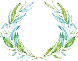 The biggest size is 6x7.5 in (150x190 mm) aproax the smallest size is 4.4x5.5 in (113x139 mm) aproax. Transparent Transparent Background Leaves Border Png Green Watercolor Flowers Novocom Top