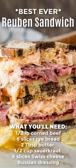 The Best Reuben Sandwich Ever Reuben Sandwich Sandwiches Russian Dressing