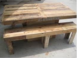 Pallet Table Bench Pallet Dining Table Pallet Furniture Designs Pallet Table