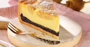 Kasekuchen Mit Mohn Und Zupfen Rezept Mohn Kasekuchen Kase Mohn Kuchen Kuchen Mit Pfirsich