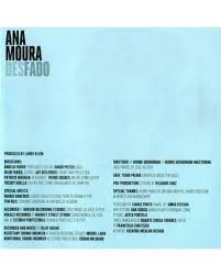 It was produced by american record producer larry klein in hollywood, california, and was released on 12 november 2012 in portugal through universal music portugal, and on 13 february 2013 in the united states by decca records. Ana Moura Desfado Cd Otlichna Cena Ozone Bg