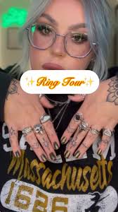 ✨ 𝕽𝖎𝖓𝖌 𝕿𝖔𝖚𝖗 ✨ • I am a huge jewelry fan and I love how personal and  empowering adornments can be! 📢 Hey Jewelry Companies Im lookin at you! •  Rings in order of appearance: @Clocks + Colours Sacred ...