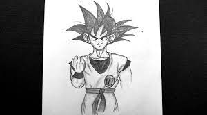 Dragon ball z drawing easy. How To Draw Goku Goku Pencil Drawing Easy Dragon Ball Z Drawing Pencil Art Youtube